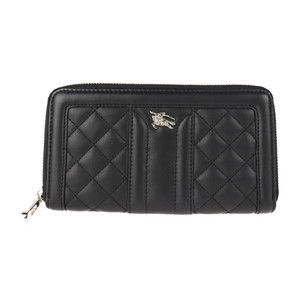 Burberry Long Wallet Leather Black